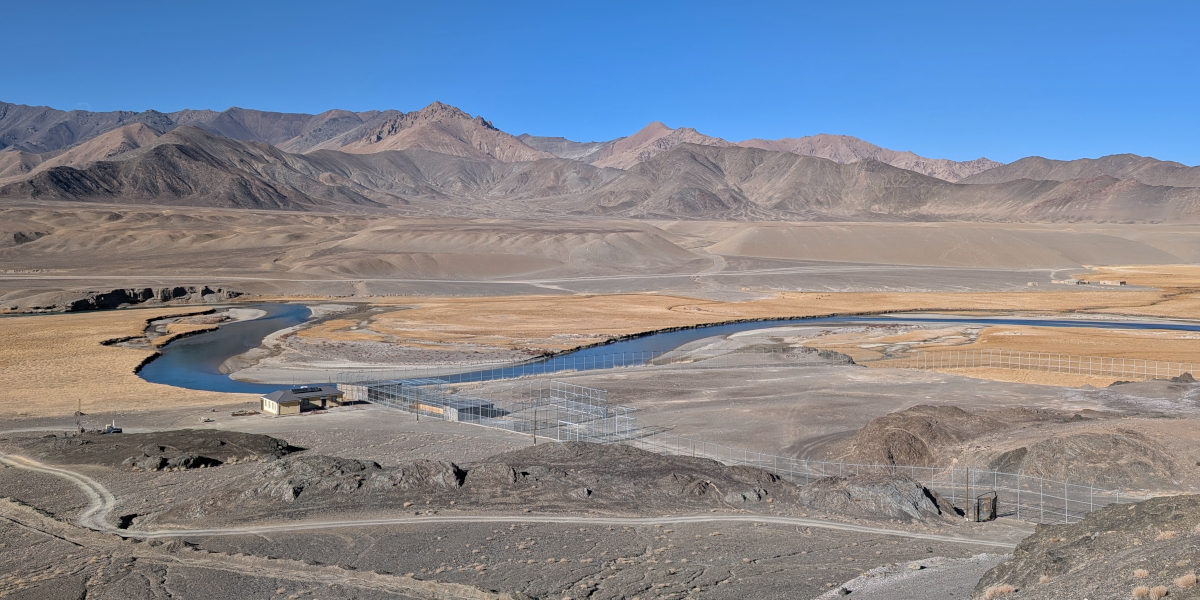 Snow leopard sanctuary next to the Murghob River in the Pamirs